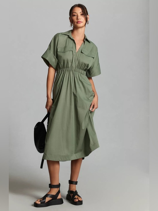 Anthropologie Dresses & Skirts - Anthropologie Maeve Utility Shirt Dress